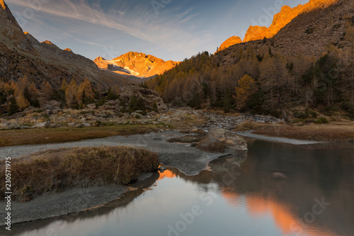 Tramotno sul Monte Disgrazia, Val Masino. Alpi, Italia