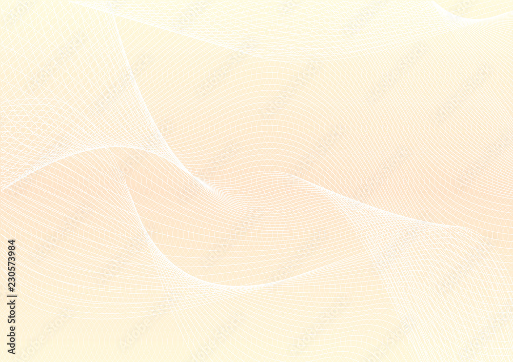 Abstract guilloche pattern (vector complicated line texture). Blank