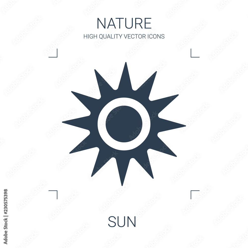 Fototapeta premium sun icon