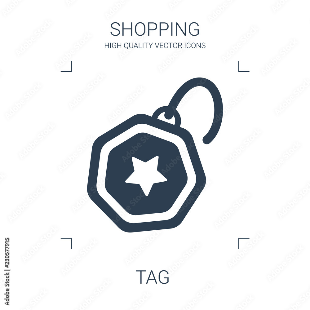 Fototapeta premium tag icon