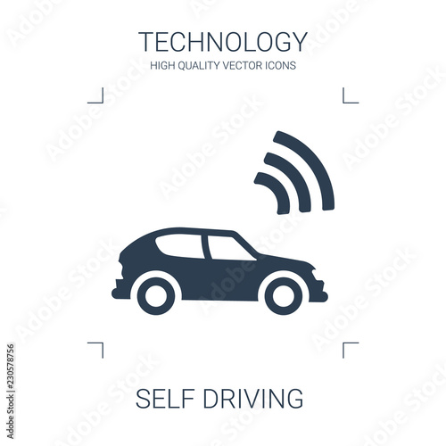 self driving icon