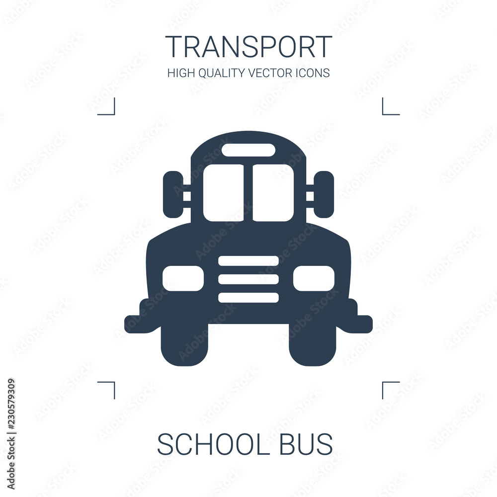 school bus icon school bus icon