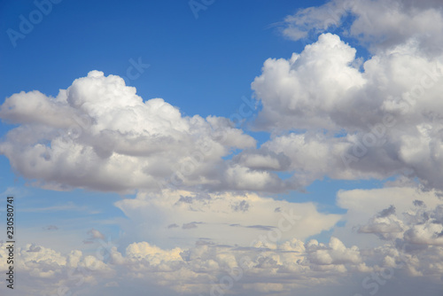 Cloud cumulus landscape.