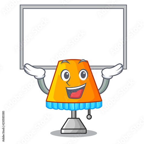 Up board character table office lamp in indoor