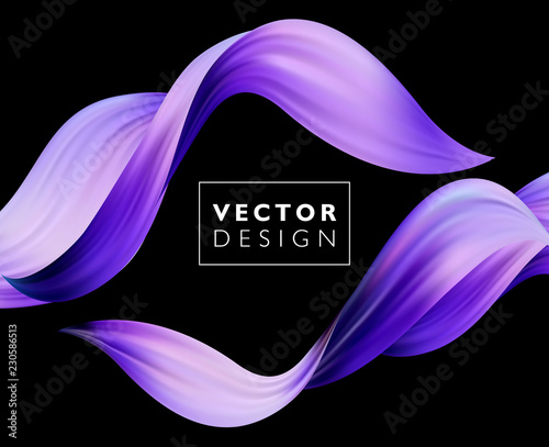 Abstract colorful vector background, color flow liquid wave for design brochure, website, flyer.