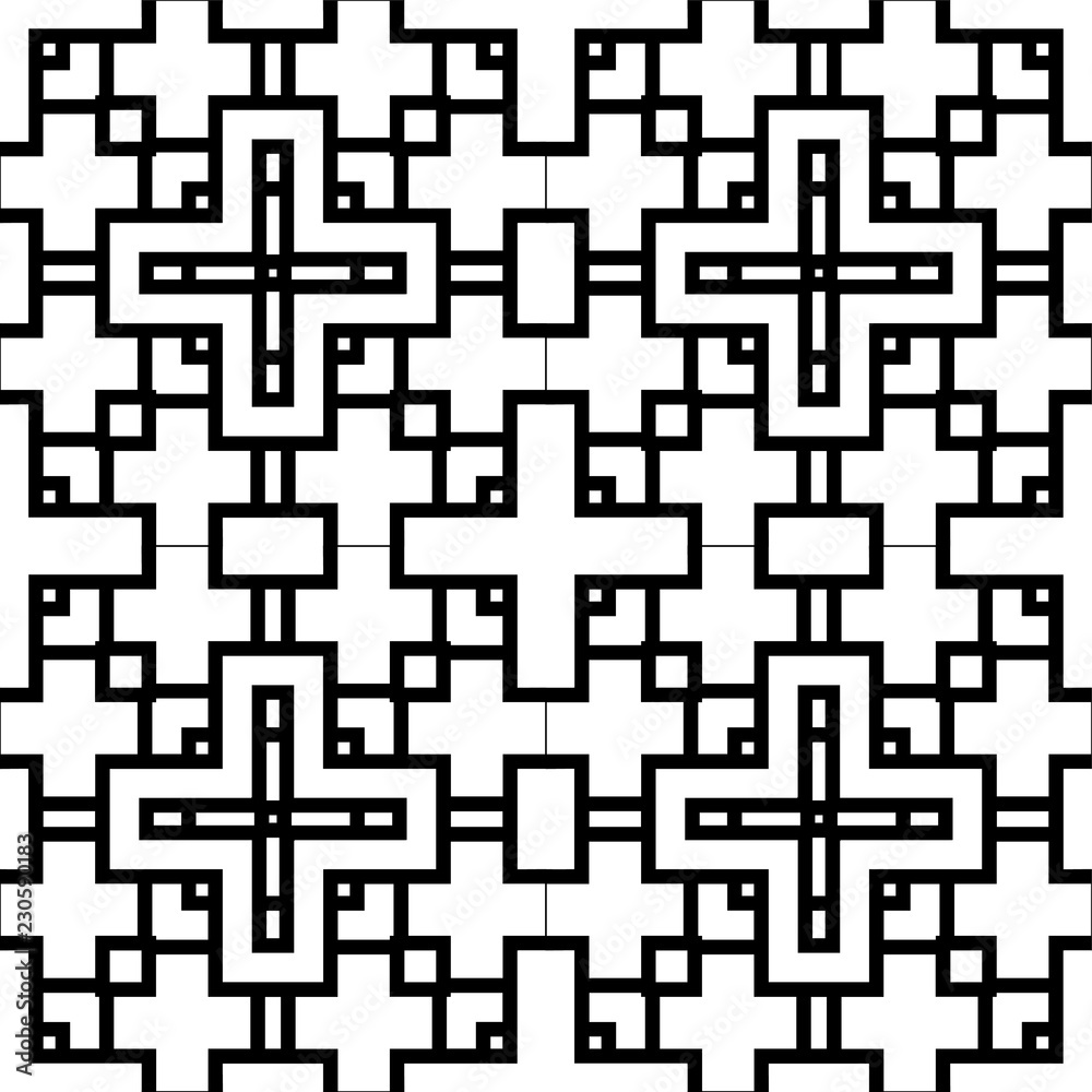 vector black and white seamless pattern vector black and white seamless pattern