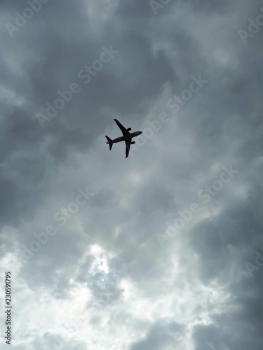 Plane passing