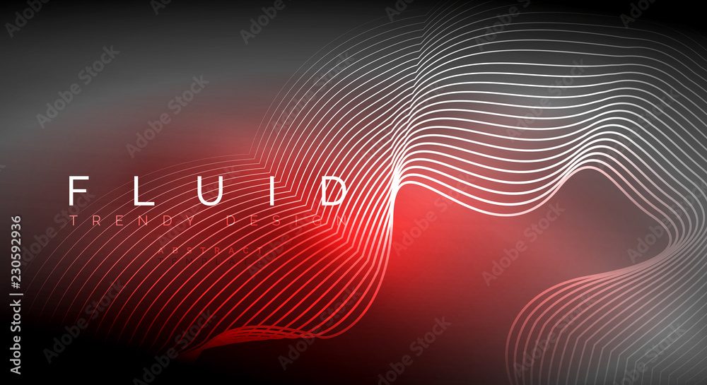 Digital flowing wave particles abstract background Digital flowing wave particles abstract background