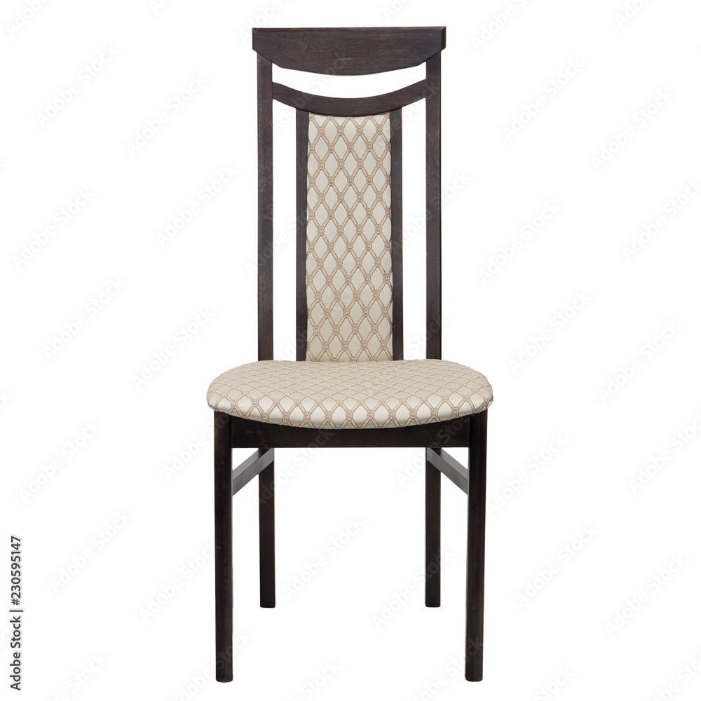 Fototapeta premium red chair on white background