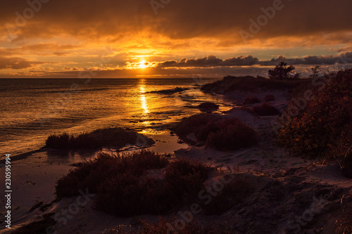 Ostseeküste bei Klintholm Havn in Dänemark
