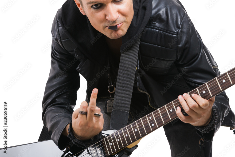 Middle finger sale guitar