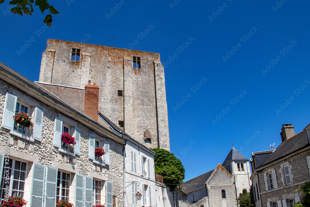 Beaugency. Le donjon Tour de César. Loiret. Centre-Val de Loire