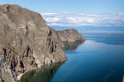 Northern coast of island Olkhon on lake Baikal