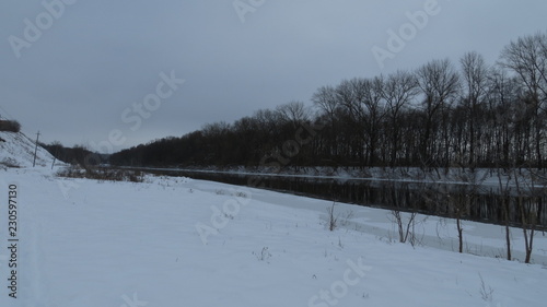 Winter river © Юрий Филонов