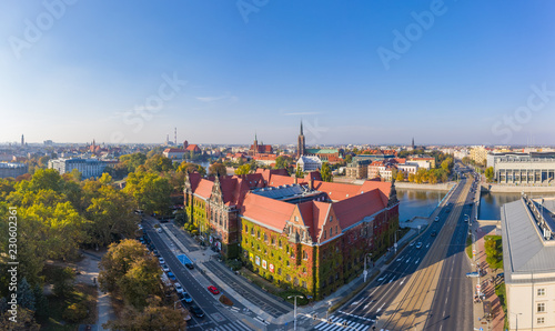 Wrocław National Museum aerial view