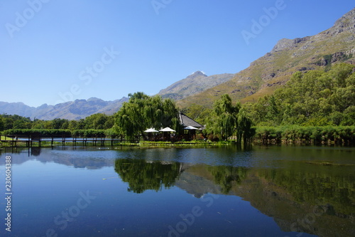 Beautiful Lake at a Winery close to Swellendam, South Africa © Jörn