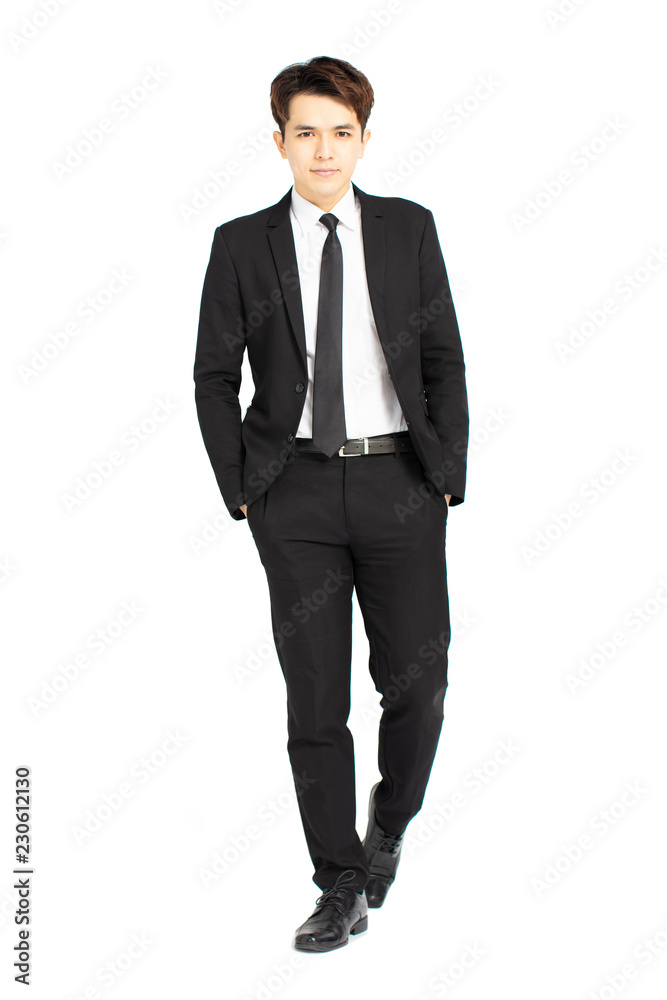 Full body of young handsome business man Full body of young handsome business man