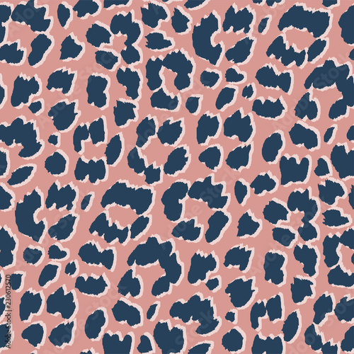 Jaguar Skin Seamless Pattern. Animal Print for Textile Design / Vector Illustration