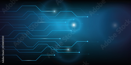abstract digital technology circuit board background