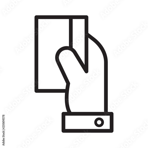 Credit card black friday vector icon