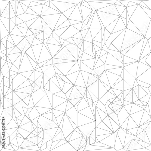 Wireframe polygonal abstract mesh. Vector Polygon which consist of triangles. Geometric background in Origami or network style. 