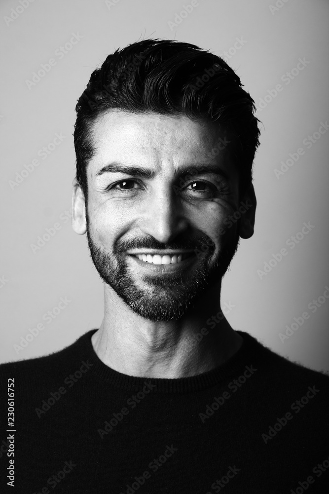 Fototapeta premium Portrait of a mixed race man