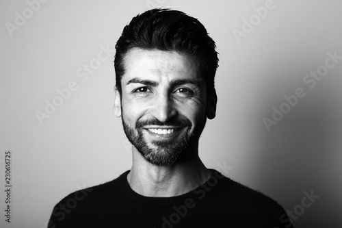 Portrait of a mixed race man