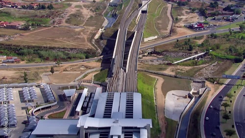 Marlboro Gautrain Train Station Aerial photo