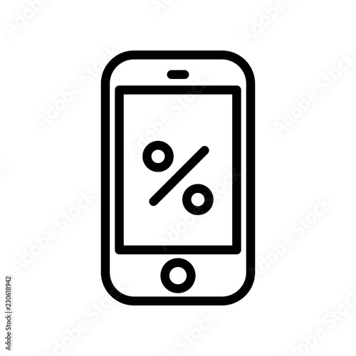Online shopping cyber monday vector icon