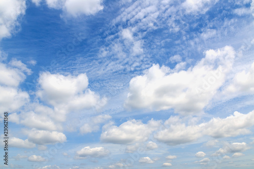 White  clouds on sky  nature background