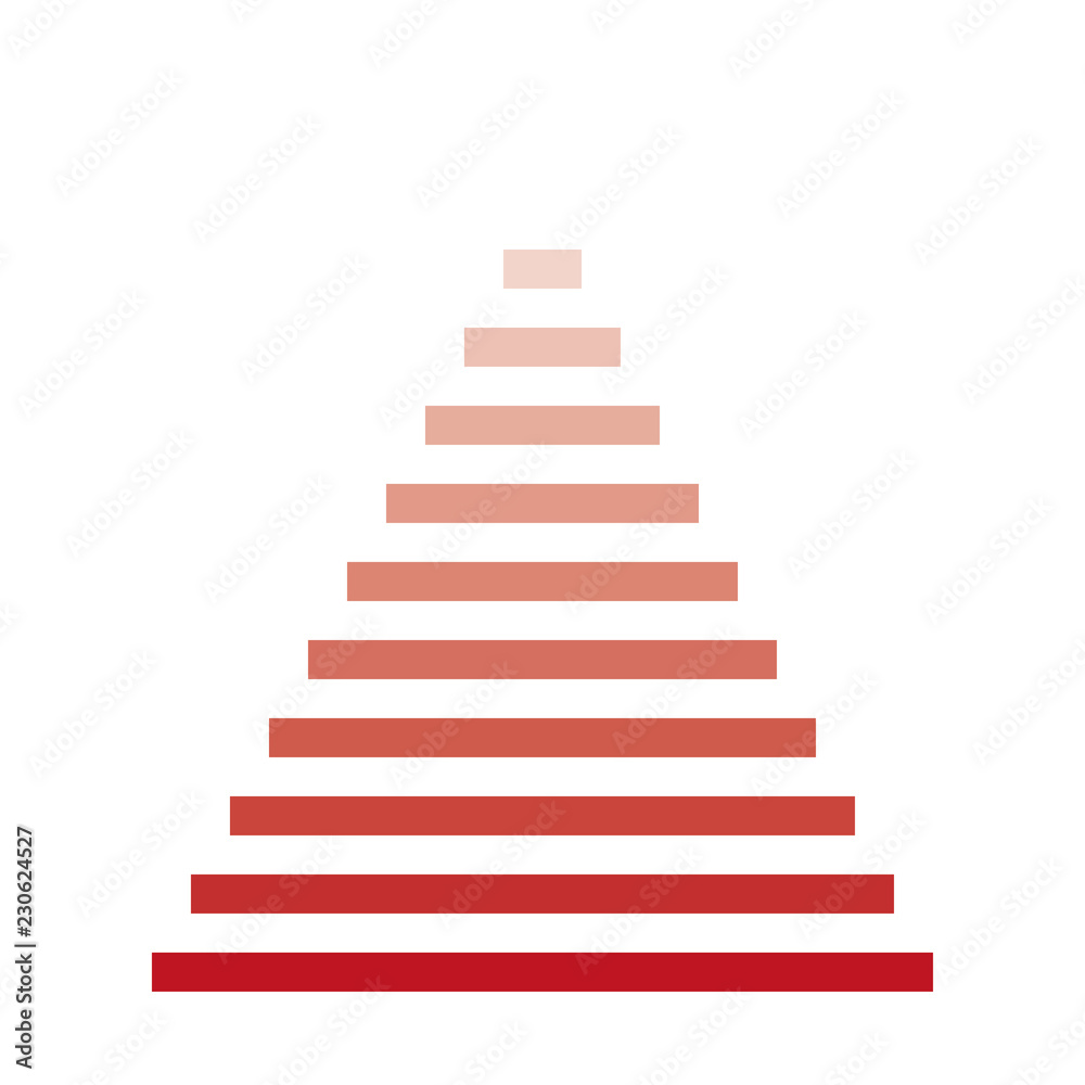 Steps icon isolated on white background for your design, next steps icon concept. Red road up. Vector and illustration Steps icon isolated on white background for your design, next steps icon concept. Red road up. Vector and illustration