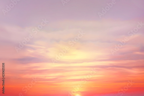 Fototapeta Naklejka Na Ścianę i Meble -  beautiful bright multi-colored sky. sunset background.