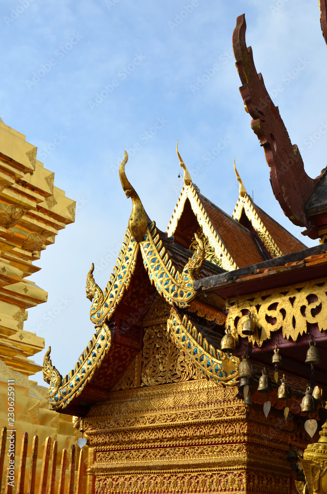 Naklejka premium temple Thaïlande, bouddha, bangkok