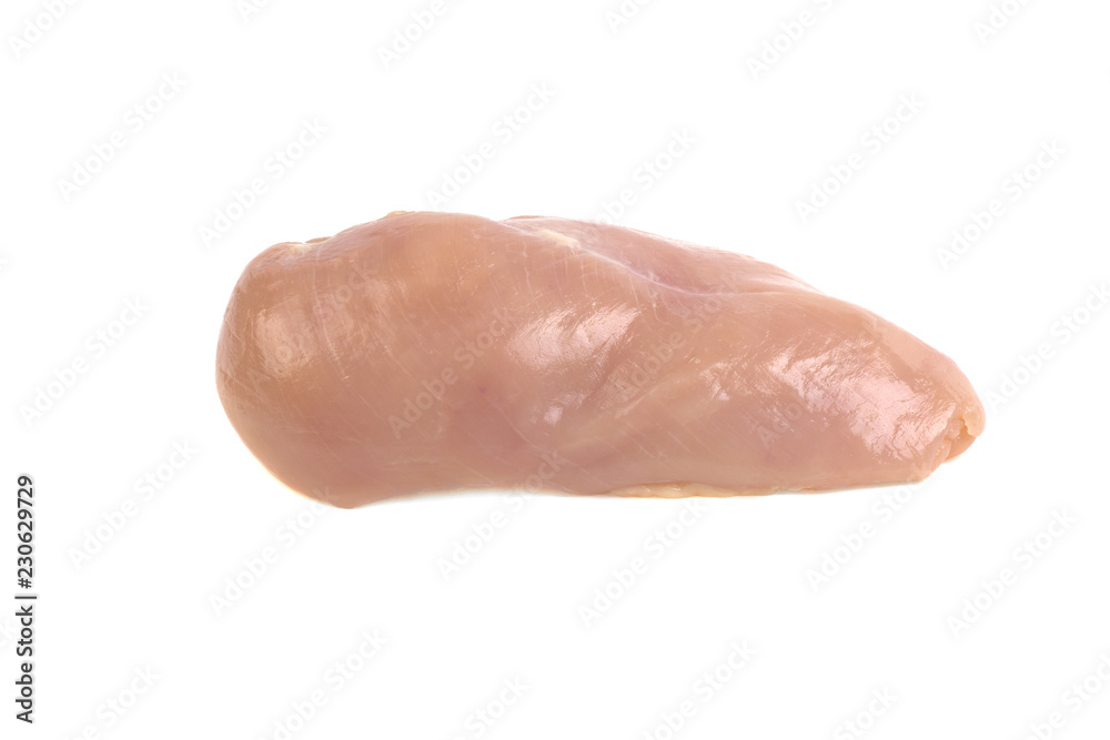 chicken fillet isolated on white background chicken fillet isolated on white background