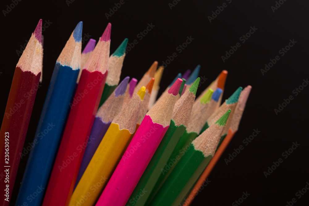 Fototapeta premium colorful pencils