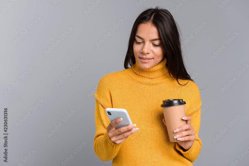 Portrait of a casual young woman Portrait of a casual young woman