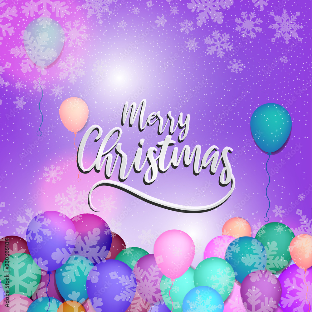 Naklejka premium Merry Christmas Background