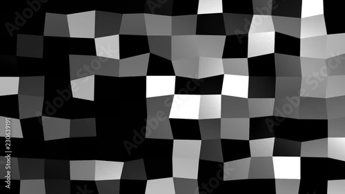 Wallpaper Mural Colorful triangle polygons seamlessly loop able abstract motion background. Torontodigital.ca