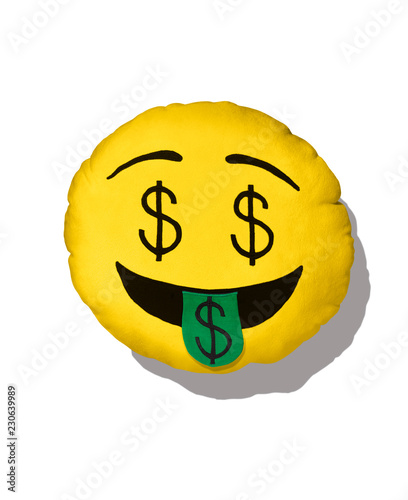 Excited Dollar Emoji face