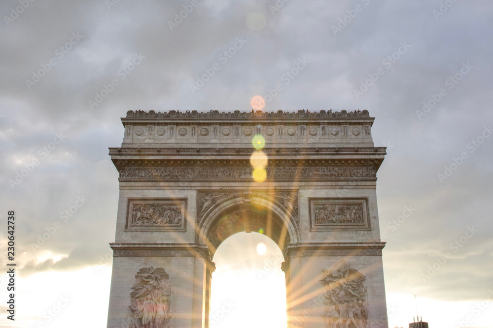 Arch of triumph in paris