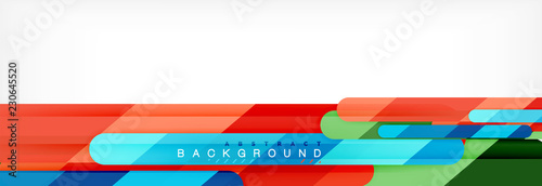 Abstract colorful lines, modern geometric background design