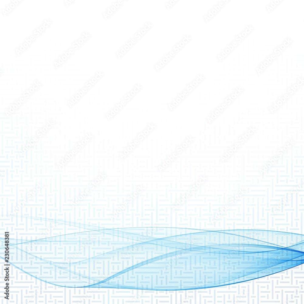 Abstract vector background, blue waved lines for brochure, website, flyer design. illustration eps10.