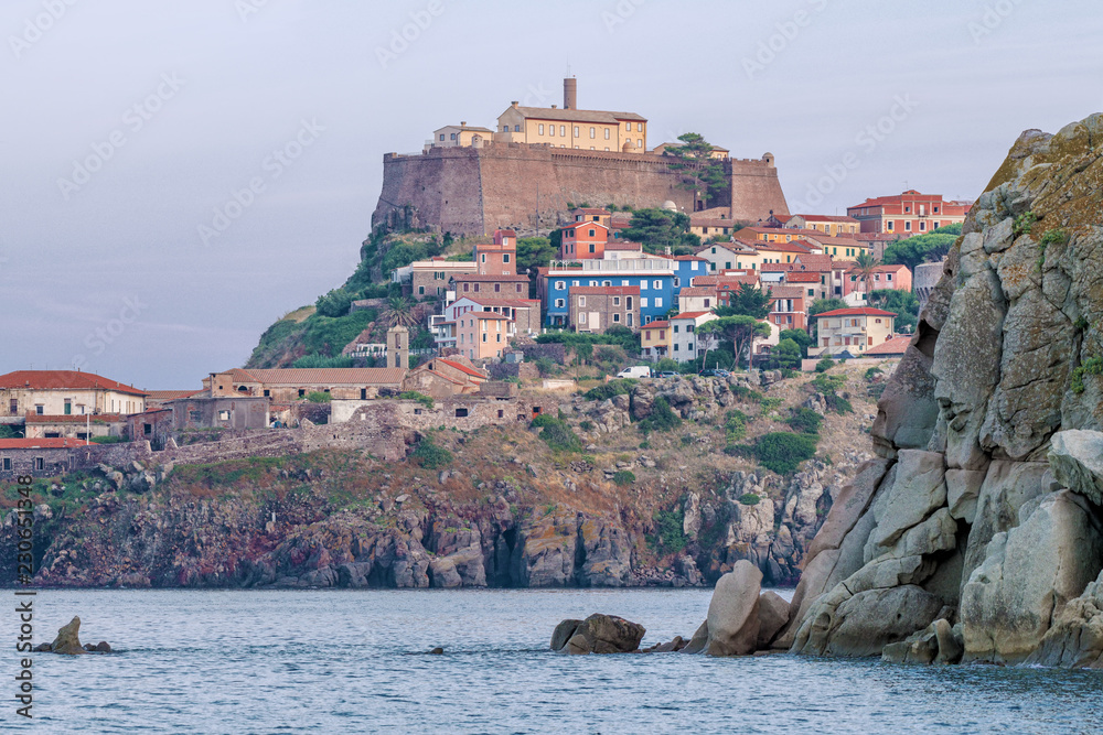 Capraia from the sea