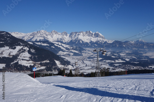 Tiroler Bergwelt im Winter