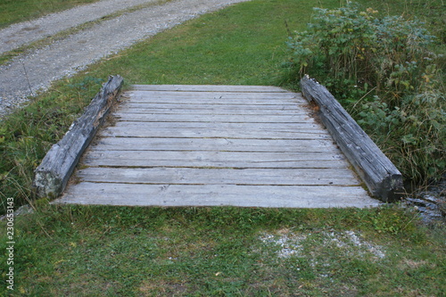 Holzbrücke, Holzsteg