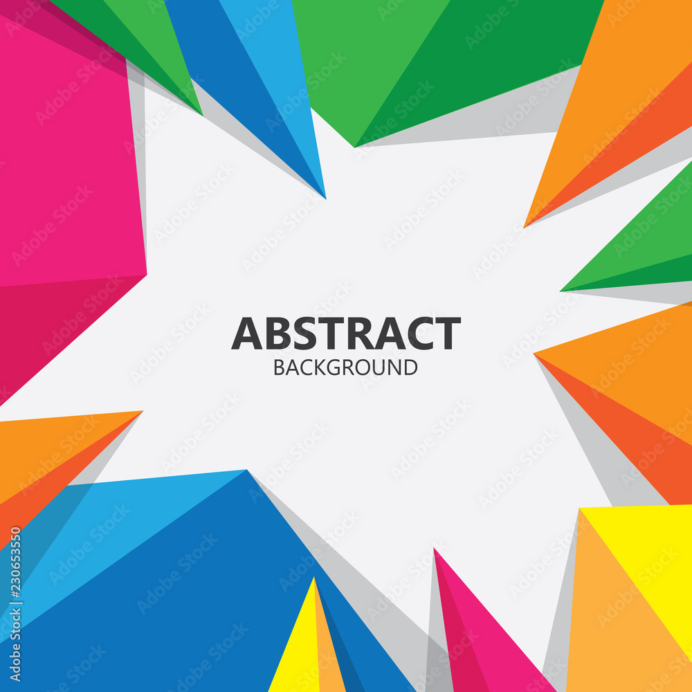 Abstract geometric polygonal shape background illustration Abstract geometric polygonal shape background illustration