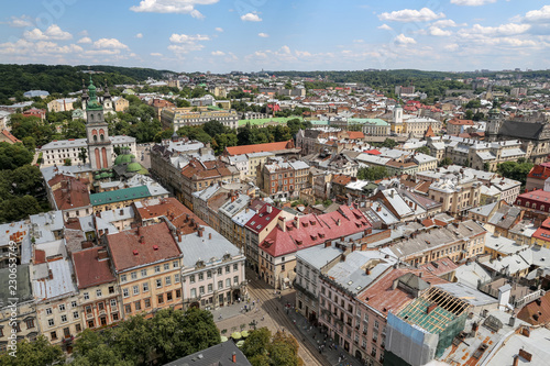 Aerial view of Lviv, Ukraine © EvrenKalinbacak