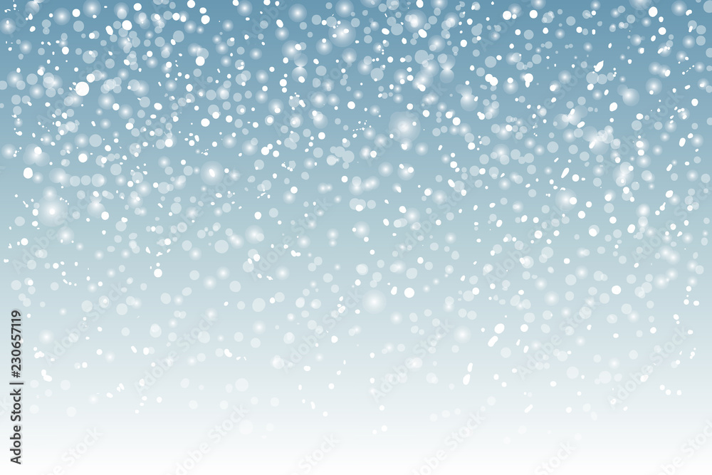 Winter background with falling snow and space for text, Winter background with falling snow and space for text,