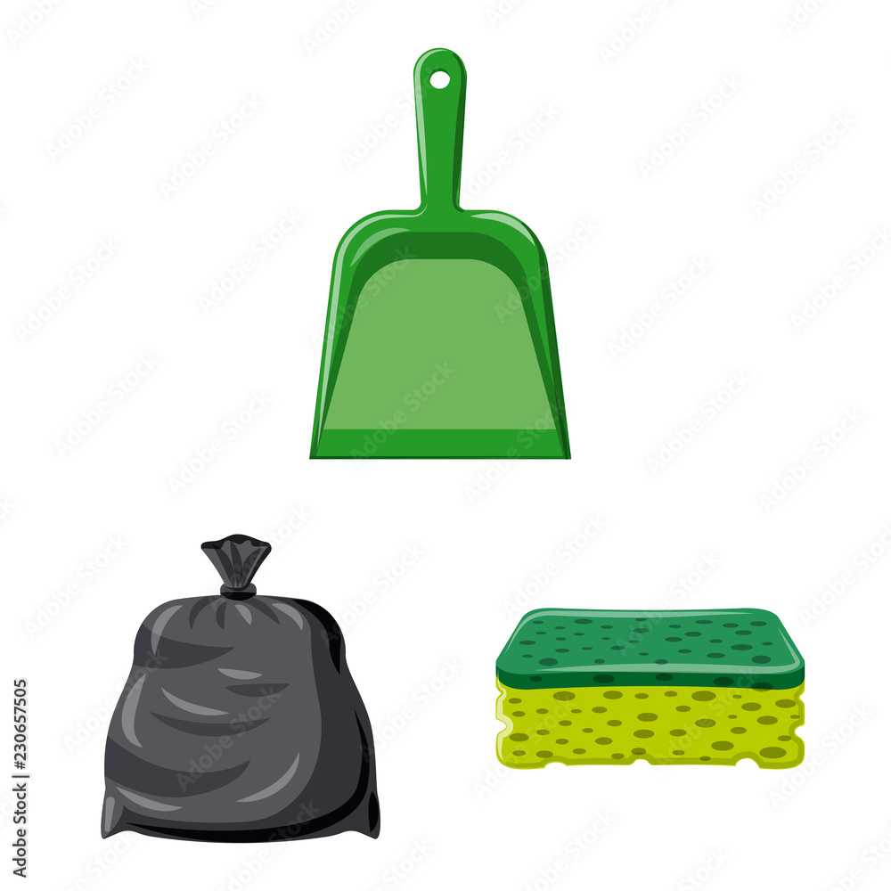 Isolated object of cleaning and service sign. Set of cleaning and household vector icon for stock. Isolated object of cleaning and service sign. Set of cleaning and household vector icon for stock.