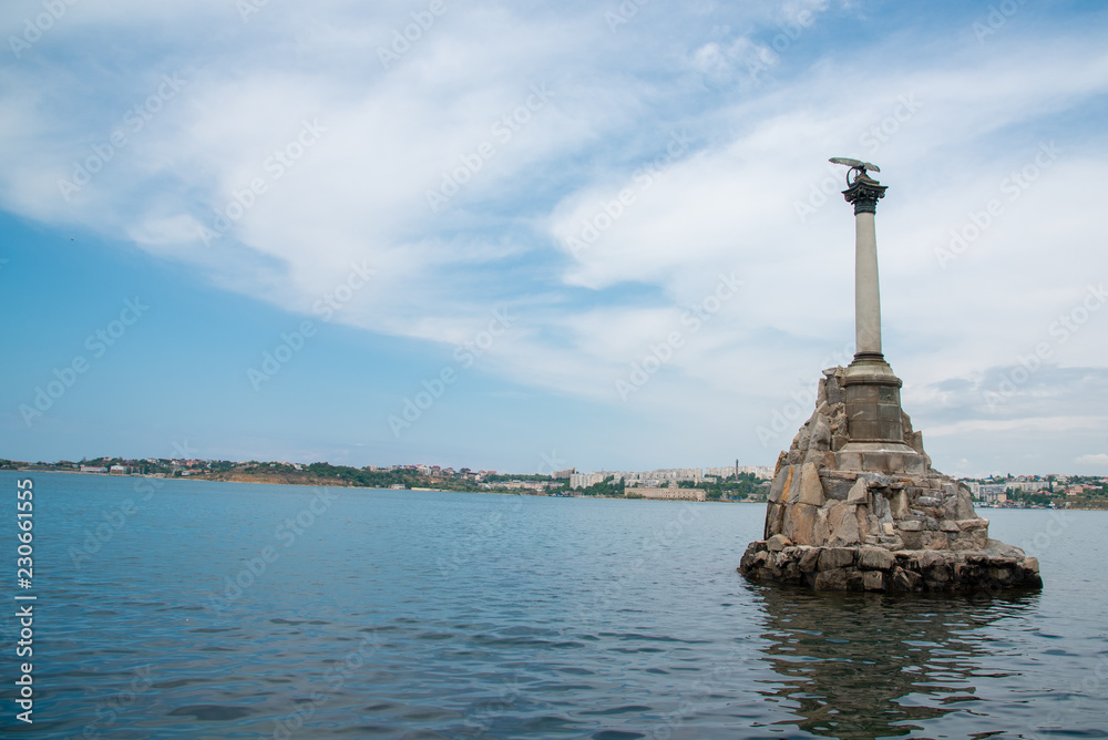 Monument in the sea Monument in the sea